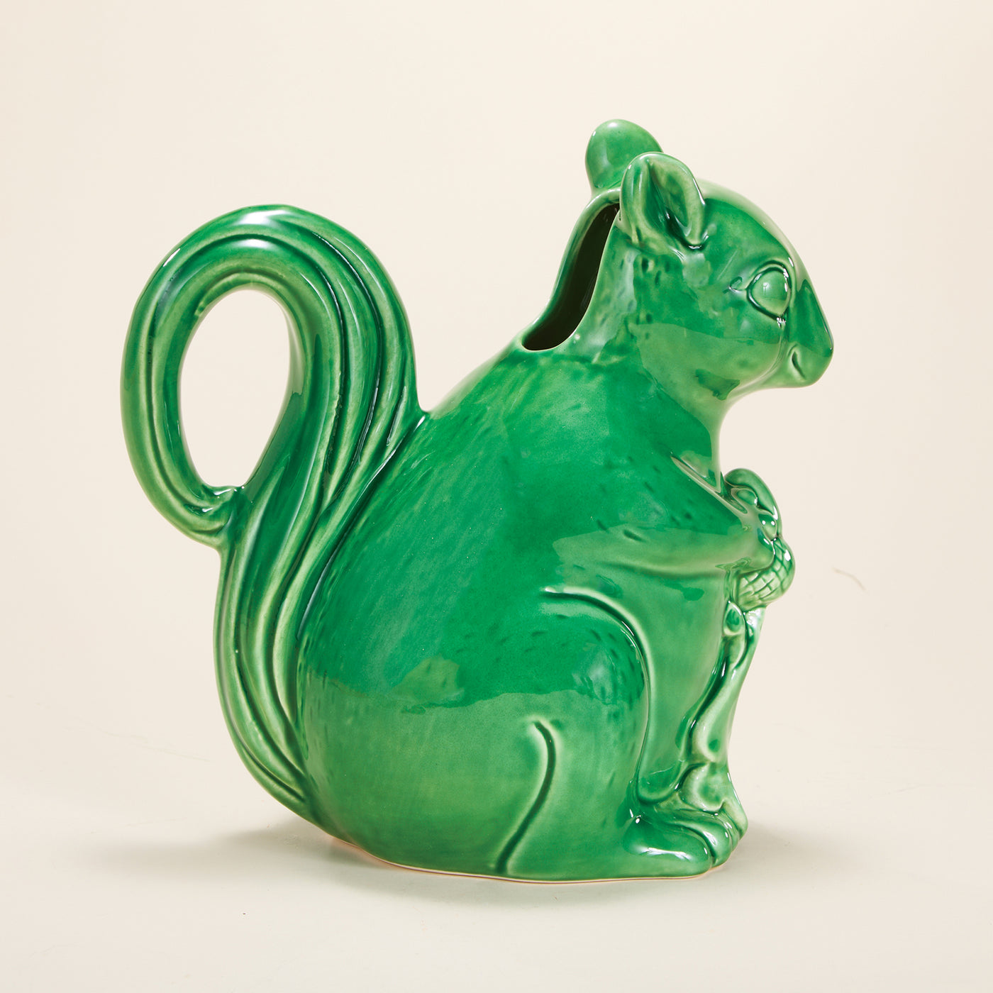 Kelly Green Squirrel Pitcher