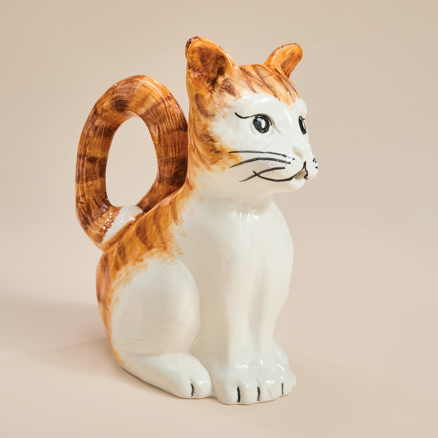 Striped Tabby Cat Pitcher (Preorder)