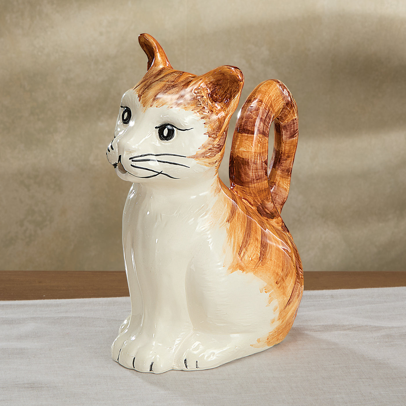 Striped Tabby Cat Pitcher (Preorder)