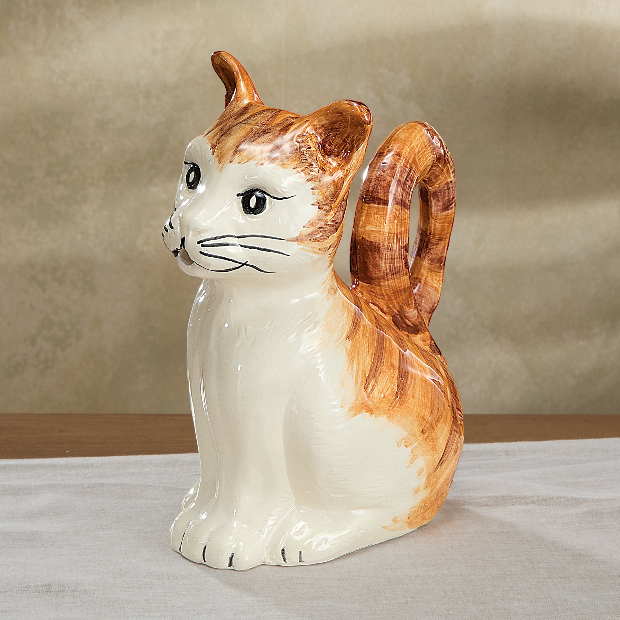 Striped Tabby Cat Pitcher (Preorder)