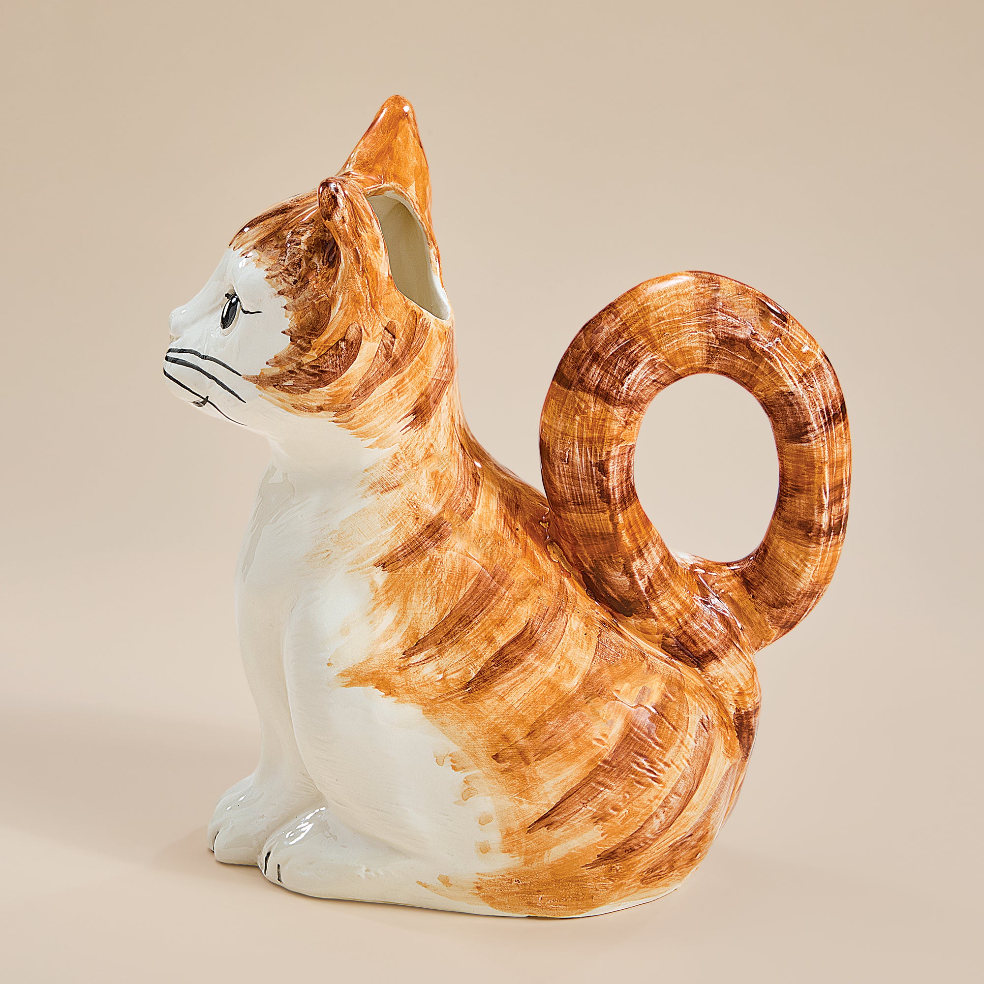 Striped Tabby Cat Pitcher (Preorder)