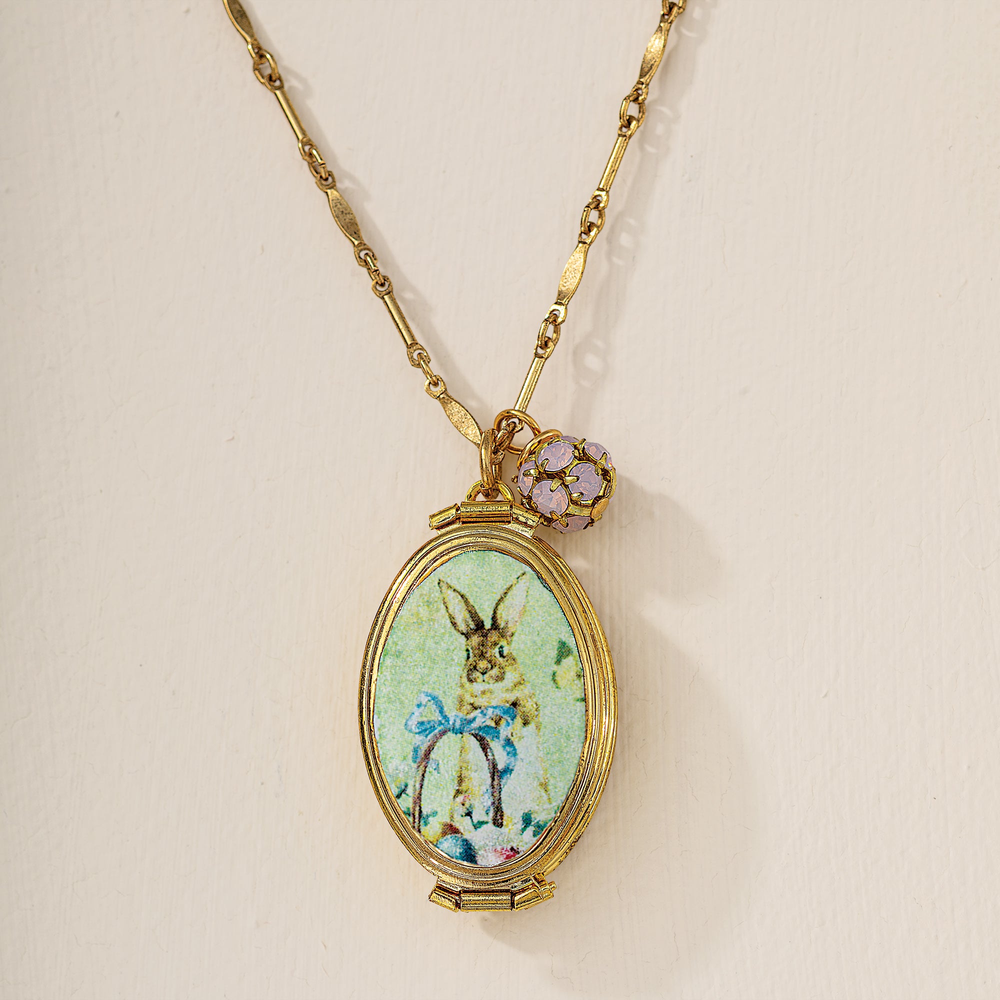 Bunny Locket Necklace