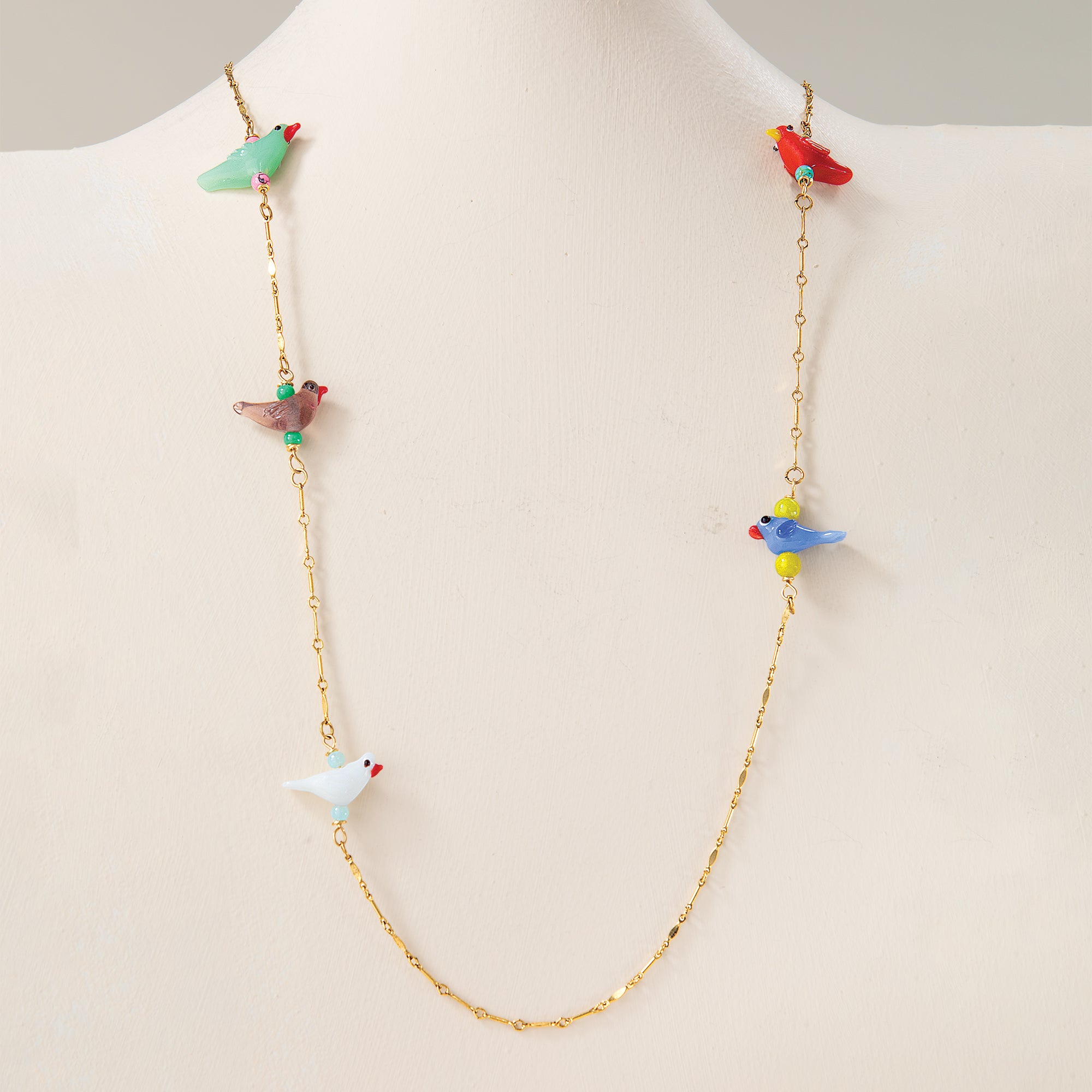 Charming Chirpers Long Necklace
