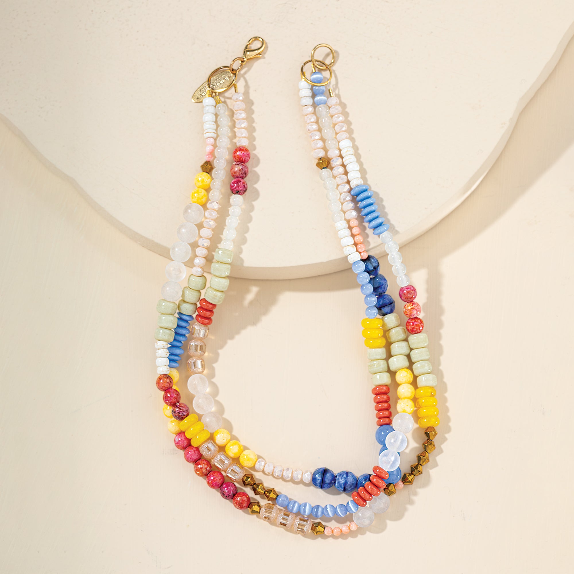 Charmed, I'm Sure Multistrand Beaded Necklace