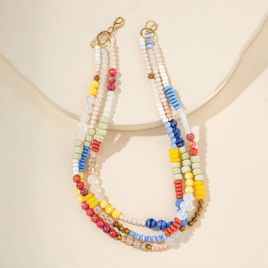 Charmed, I'm Sure Multistrand Beaded Necklace