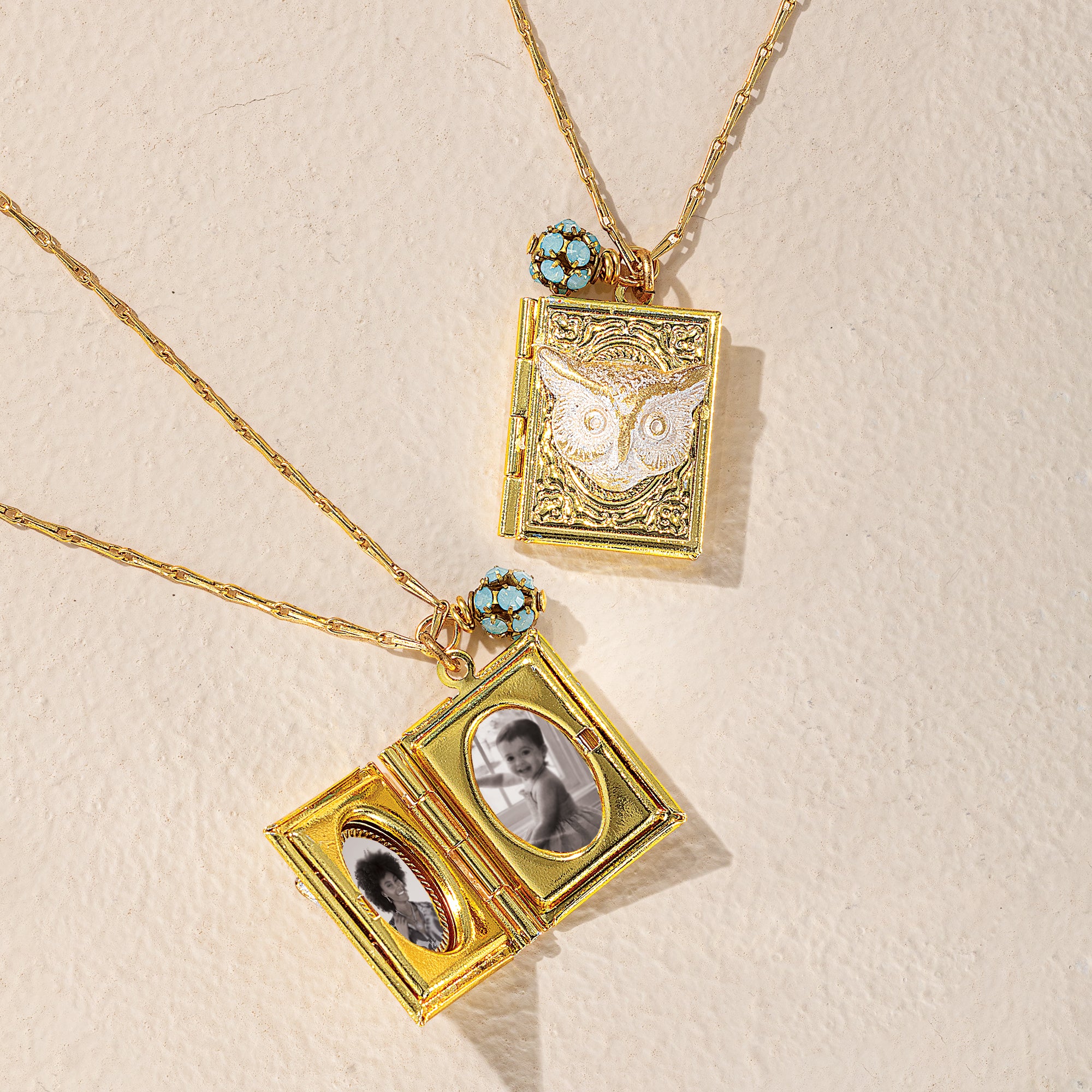 Night Owl Locket Necklace