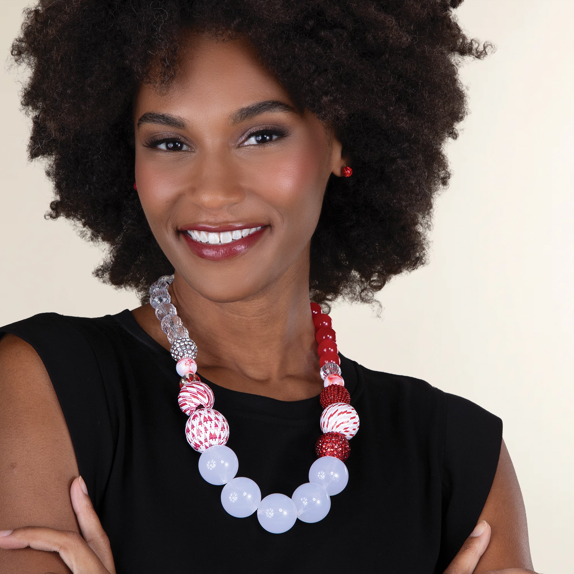 Peppermint Statement Necklace