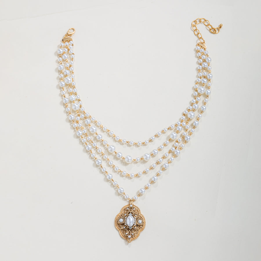 Victorian-Inspired Multistrand Statement Necklace