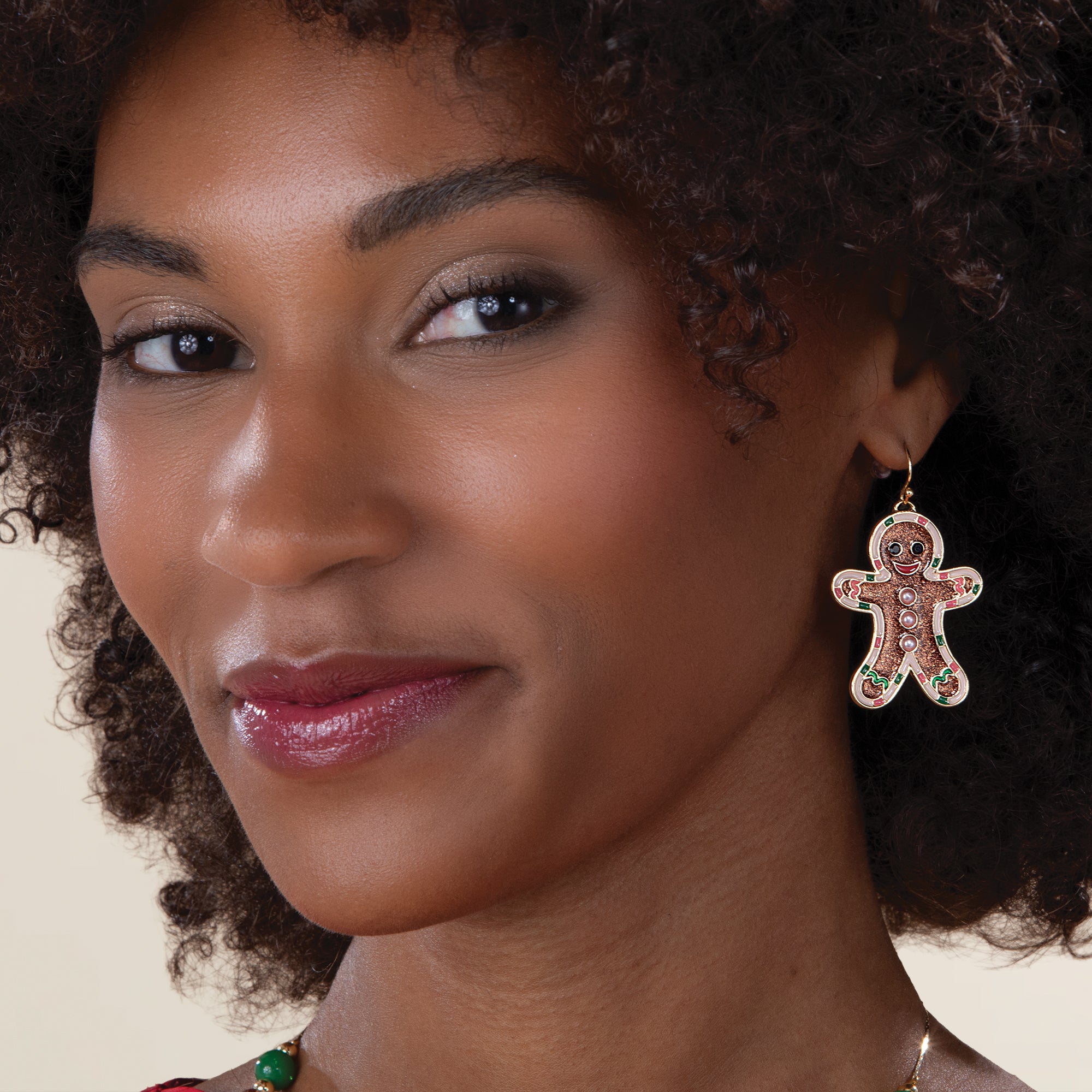Iced Gingerbread Earrings