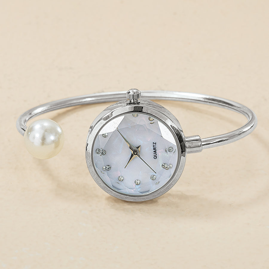 Pearl Cuff Watch
