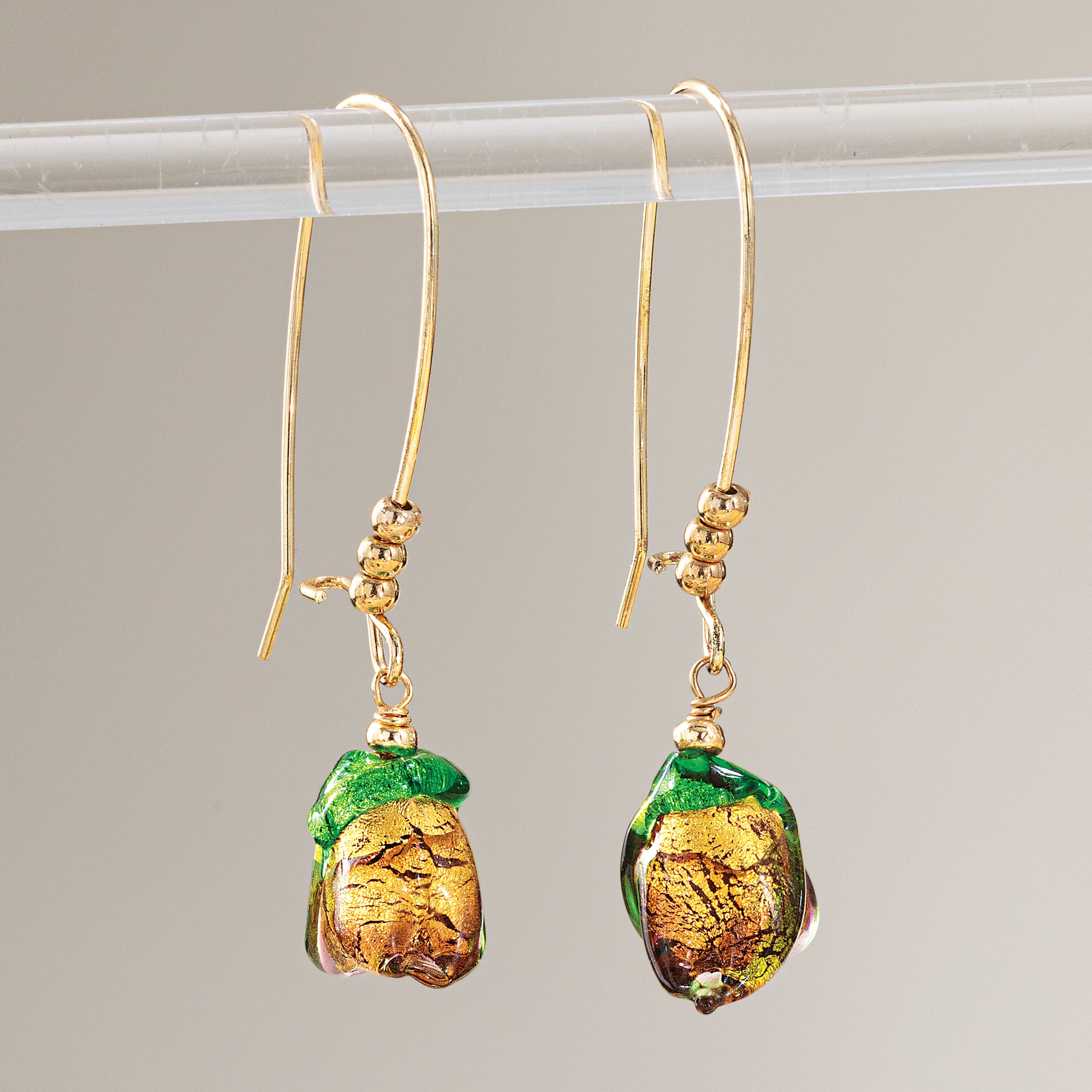 Murano Glass Blooming Bells Earrings