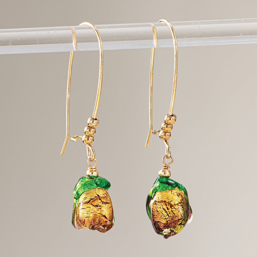 Murano Glass Blooming Bells Earrings
