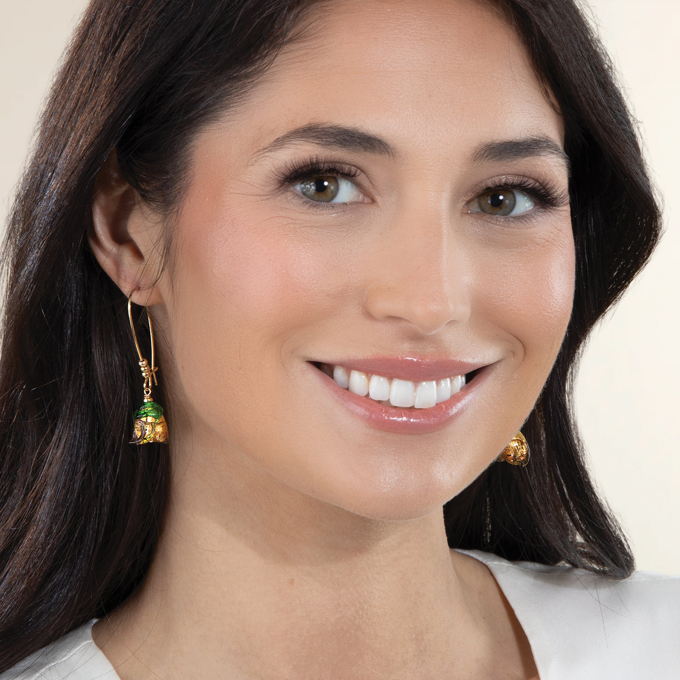 Murano Glass Blooming Bells Earrings