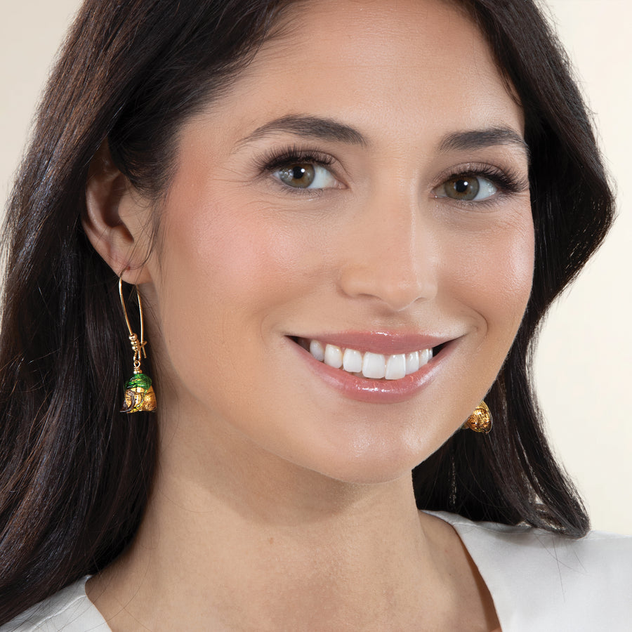 Murano Glass Blooming Bells Earrings