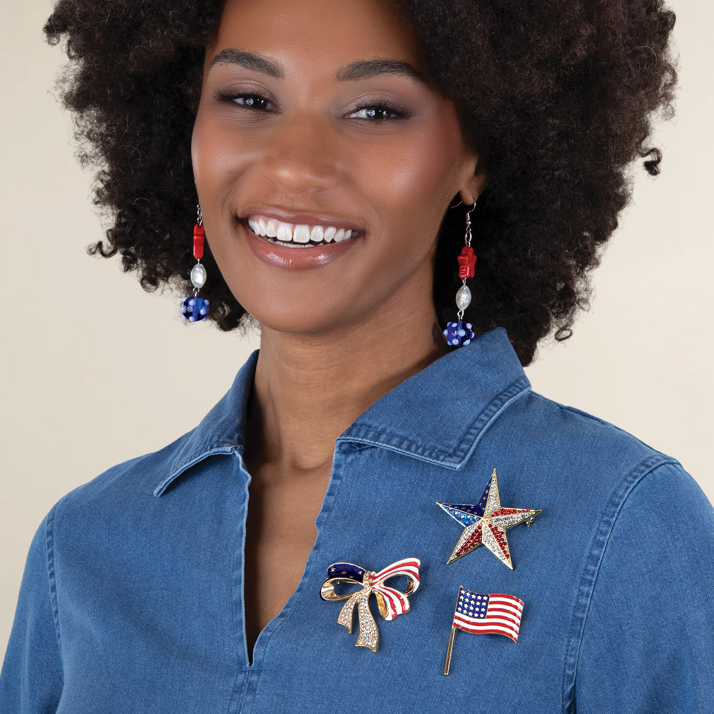 Murano Glass Stars & Spangles Earrings (Preorder)