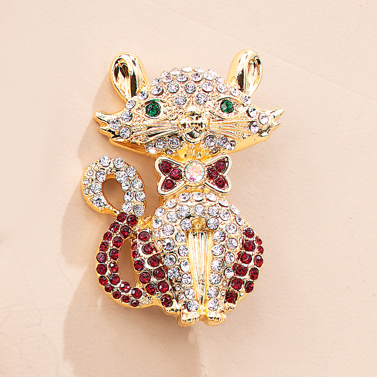 Christmas Cat Brooch (Preorder)