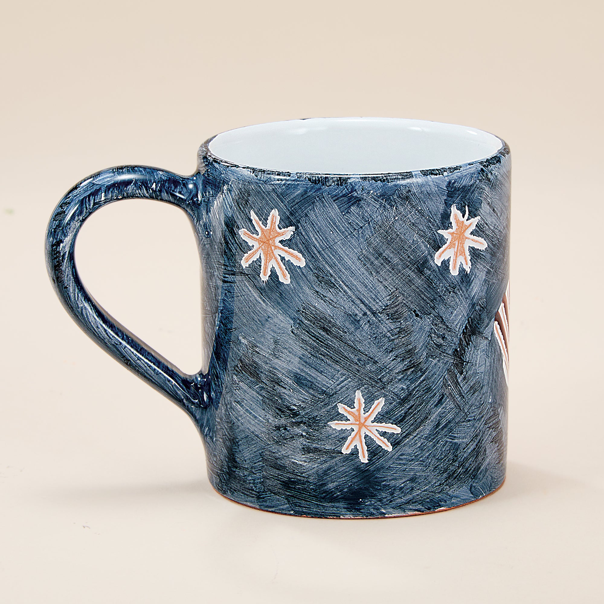Hand-Painted Italian Ceramic Halloween Witch Mug, 10oz. (Preorder)