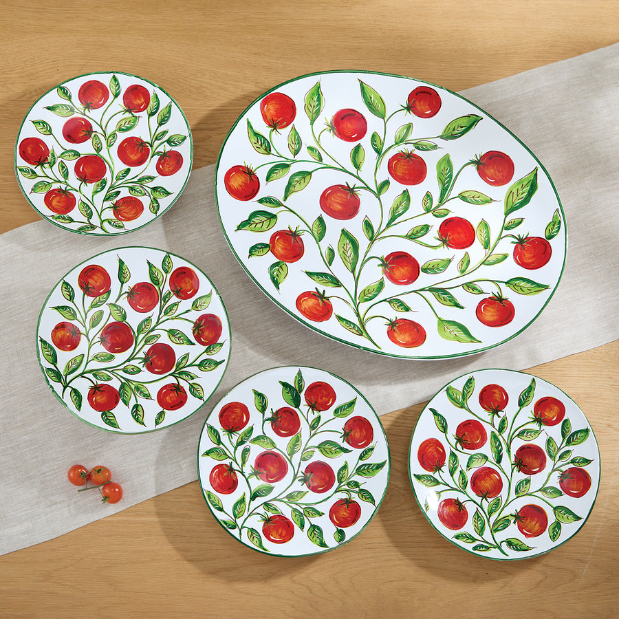 Ceramic Garden Tomato Platter