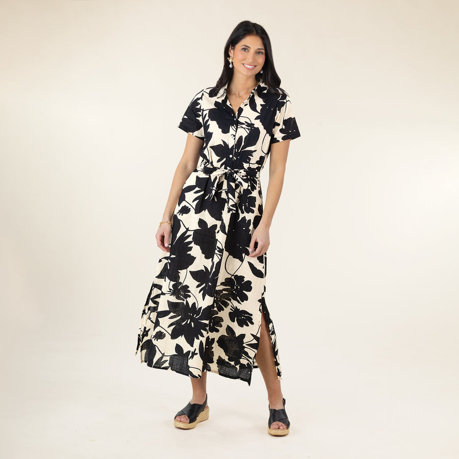 Lovely Leaves Cotton Dress