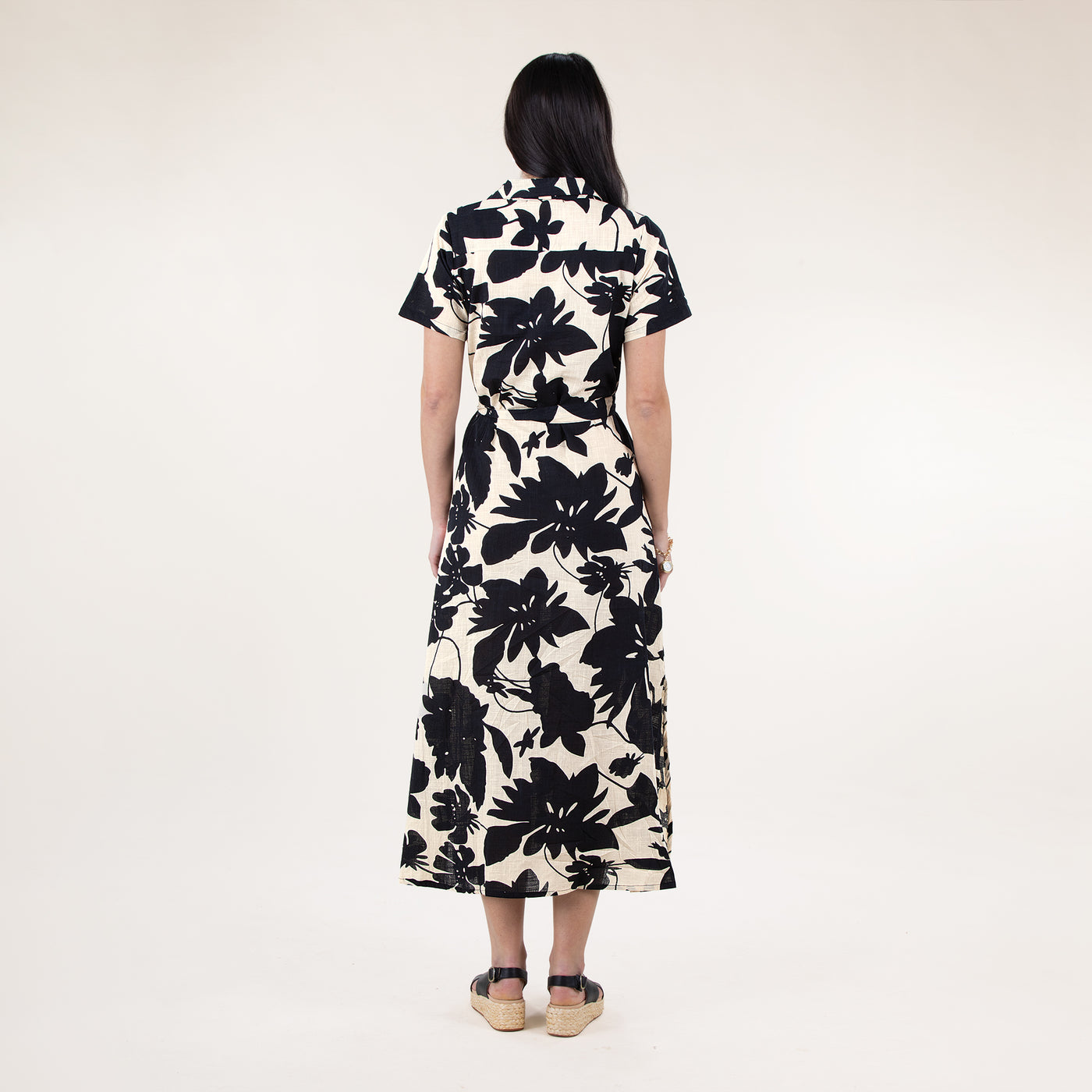 Lovely Leaves Cotton Dress