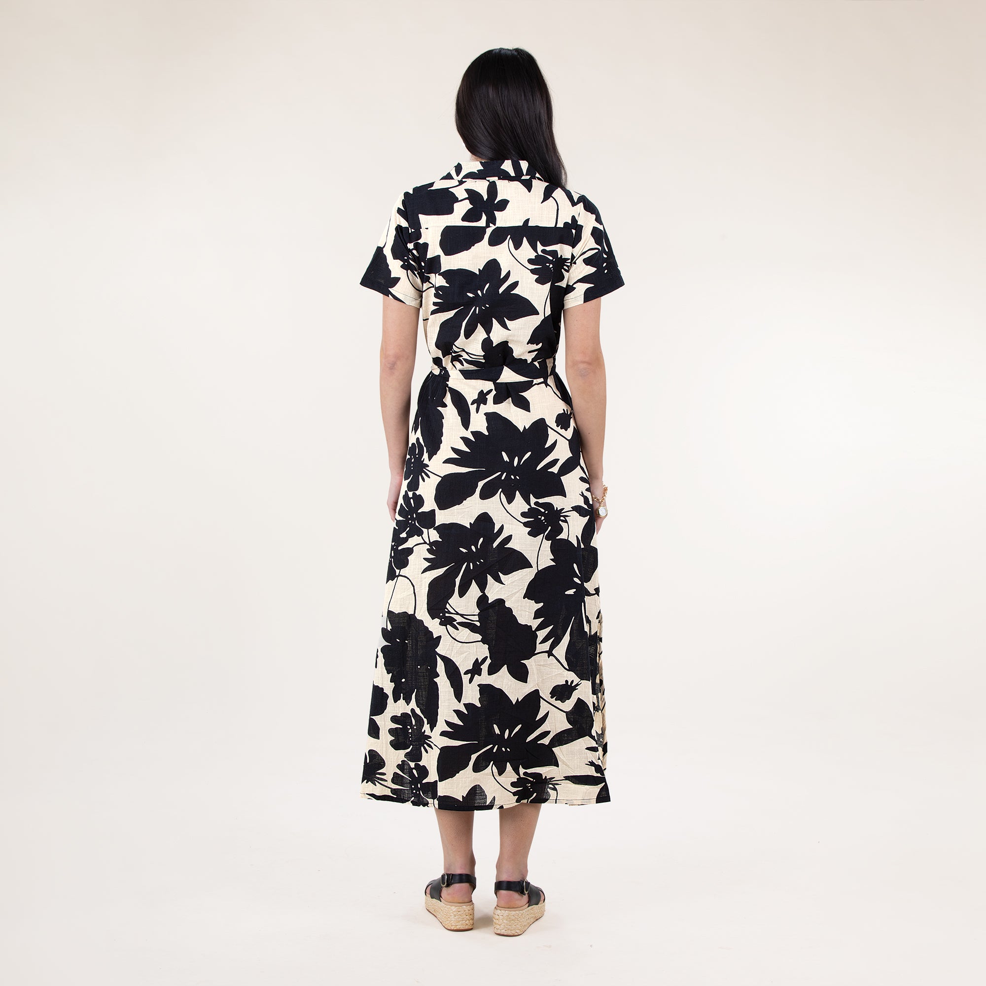 Lovely Leaves Cotton Dress