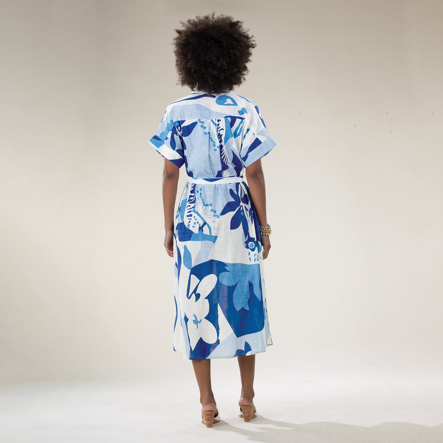 Blue Skies Cotton Dress