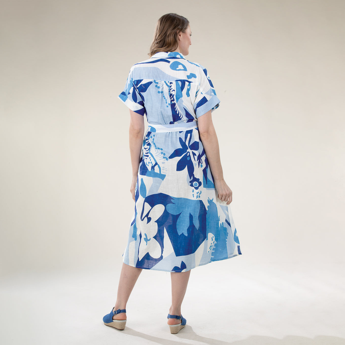 Blue Skies Cotton Dress
