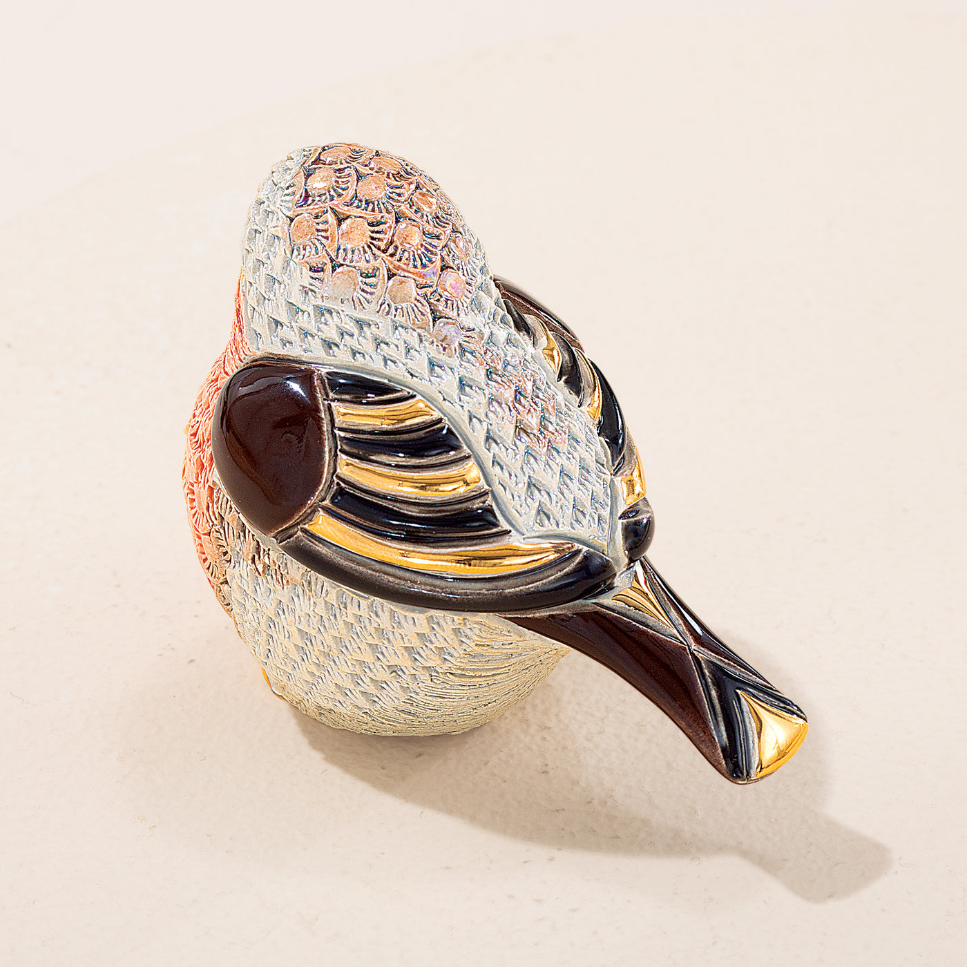 Porcelain Red & Orange Robin Figurine