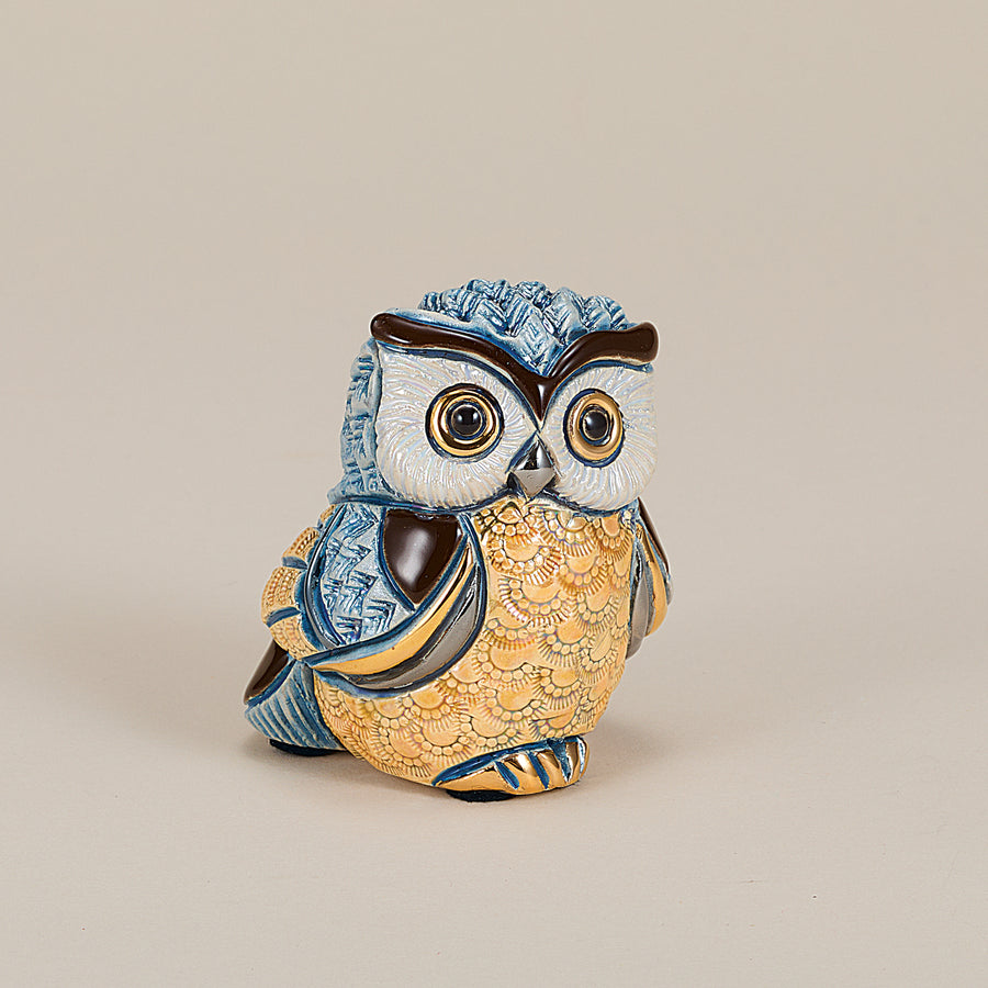Porcelain Owl Figurine