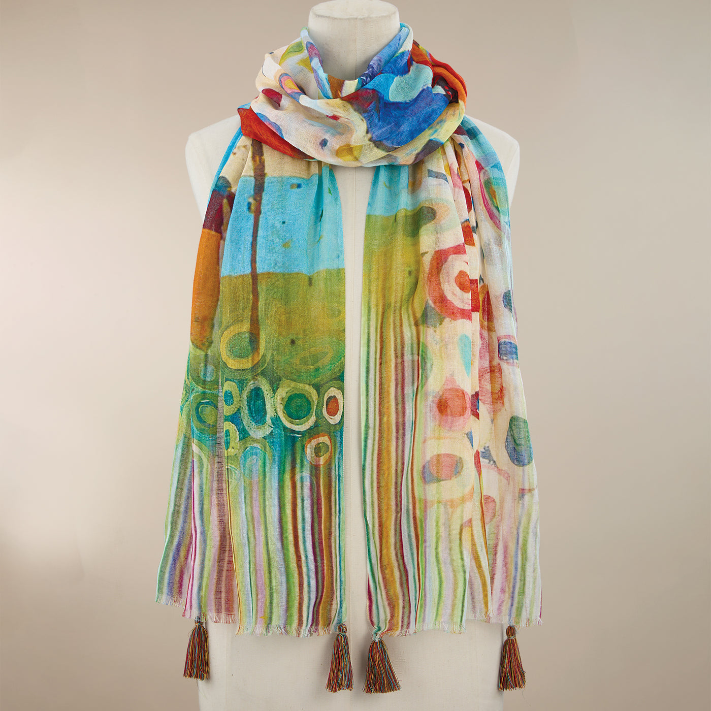 Abstract Florals Scarf