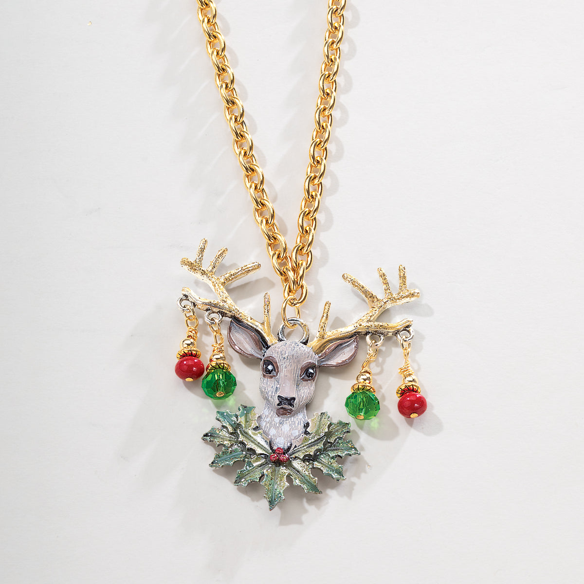 Decorated Dasher Pendant Necklace (Preorder)