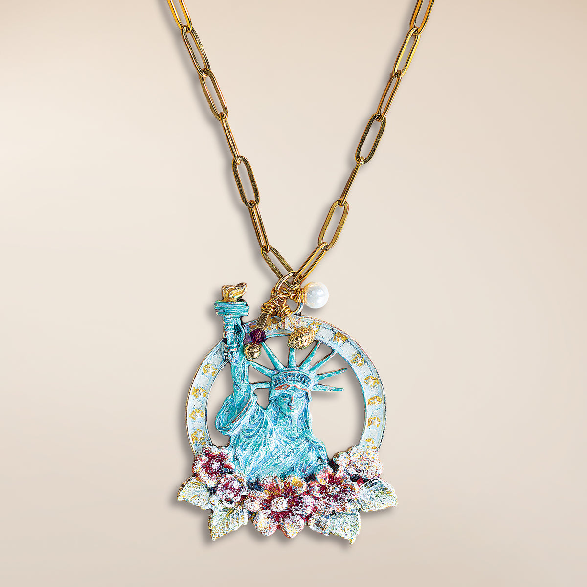 Lady Liberty Pendant Necklace (Preorder)