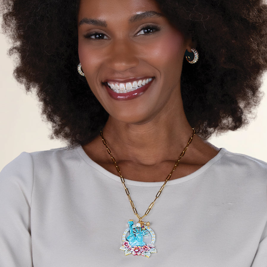 Lady Liberty Pendant Necklace (Preorder)