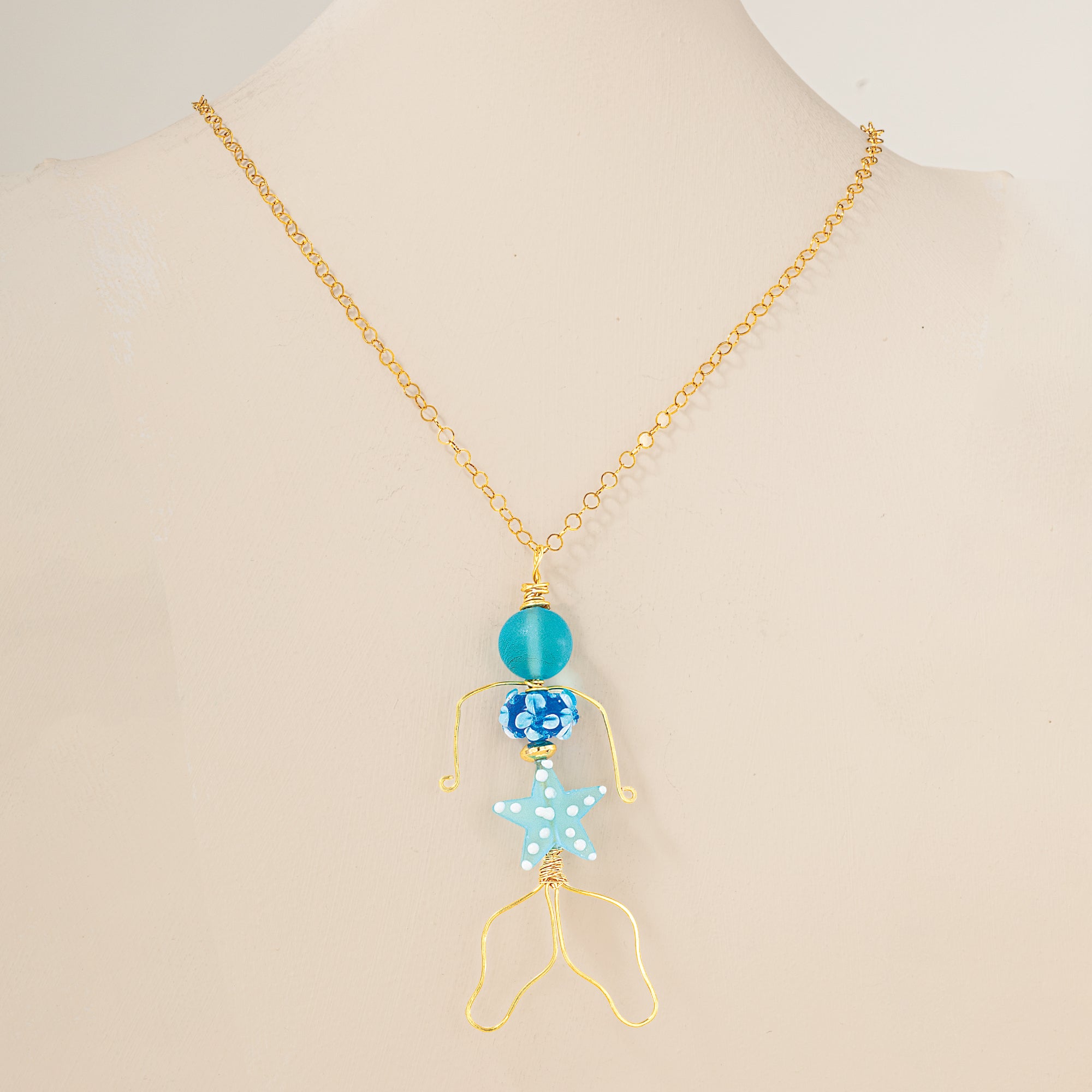 Mermaid Musings Beaded Necklace