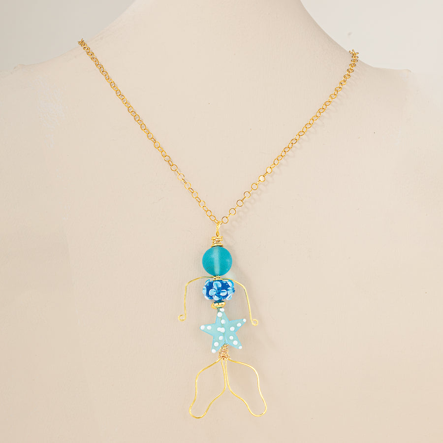 Mermaid Musings Beaded Necklace