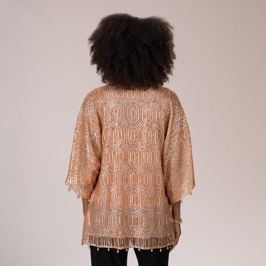 Gilded Muse Woven Kimono