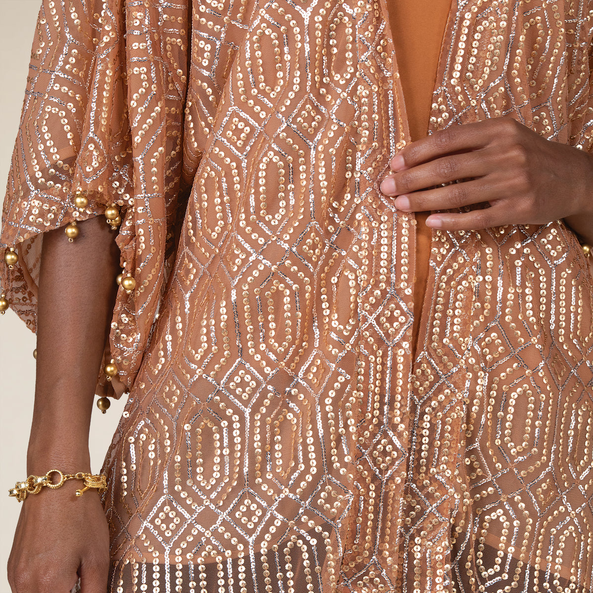 Gilded Muse Woven Kimono