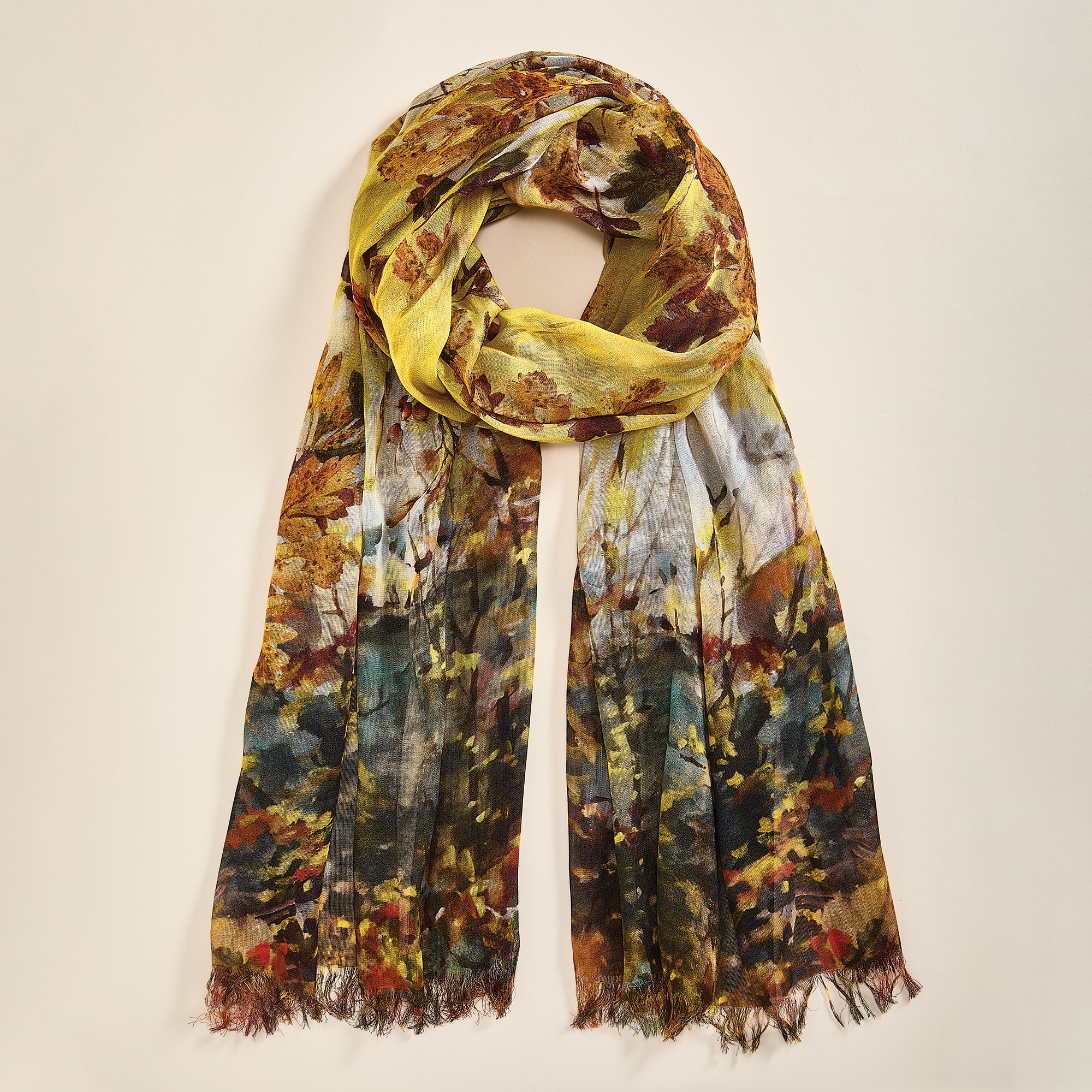 Cascading Leaves Scarf