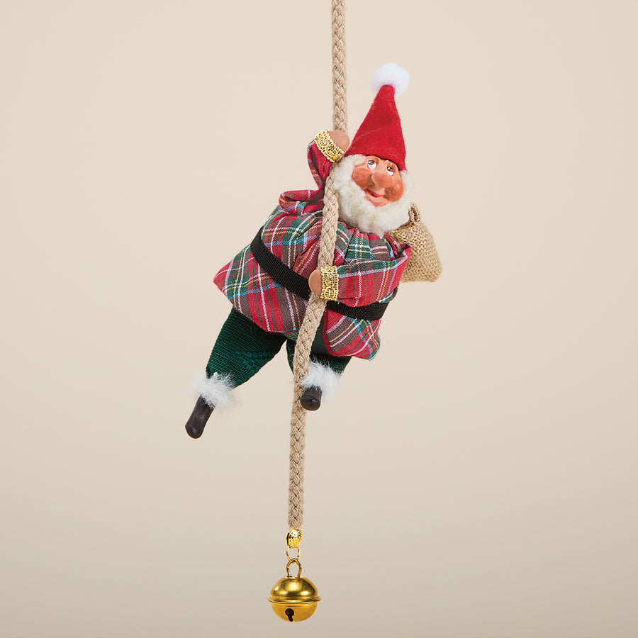 2025 Edition Climbing Kris Kringle Figurine