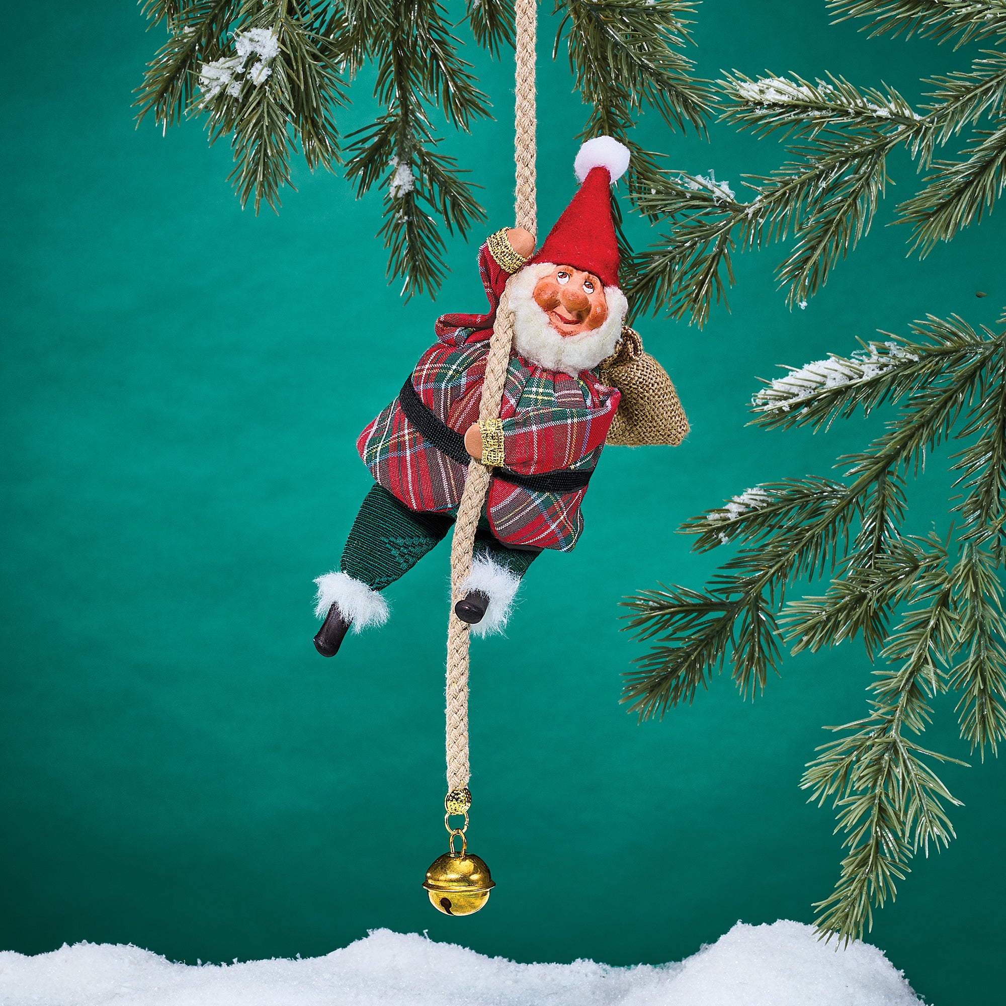 2025 Edition Climbing Kris Kringle Figurine