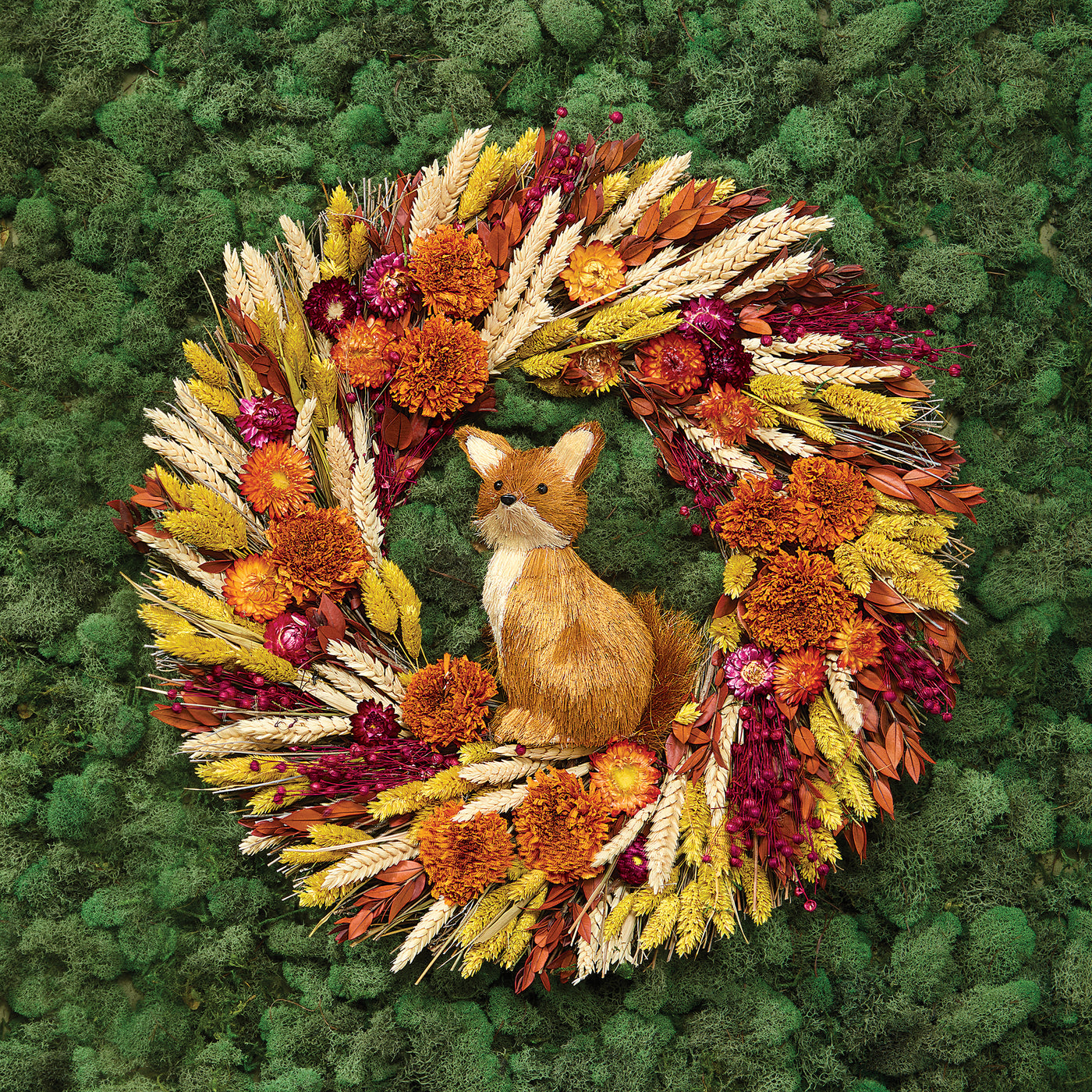Happy Fox Wreath (Preorder)