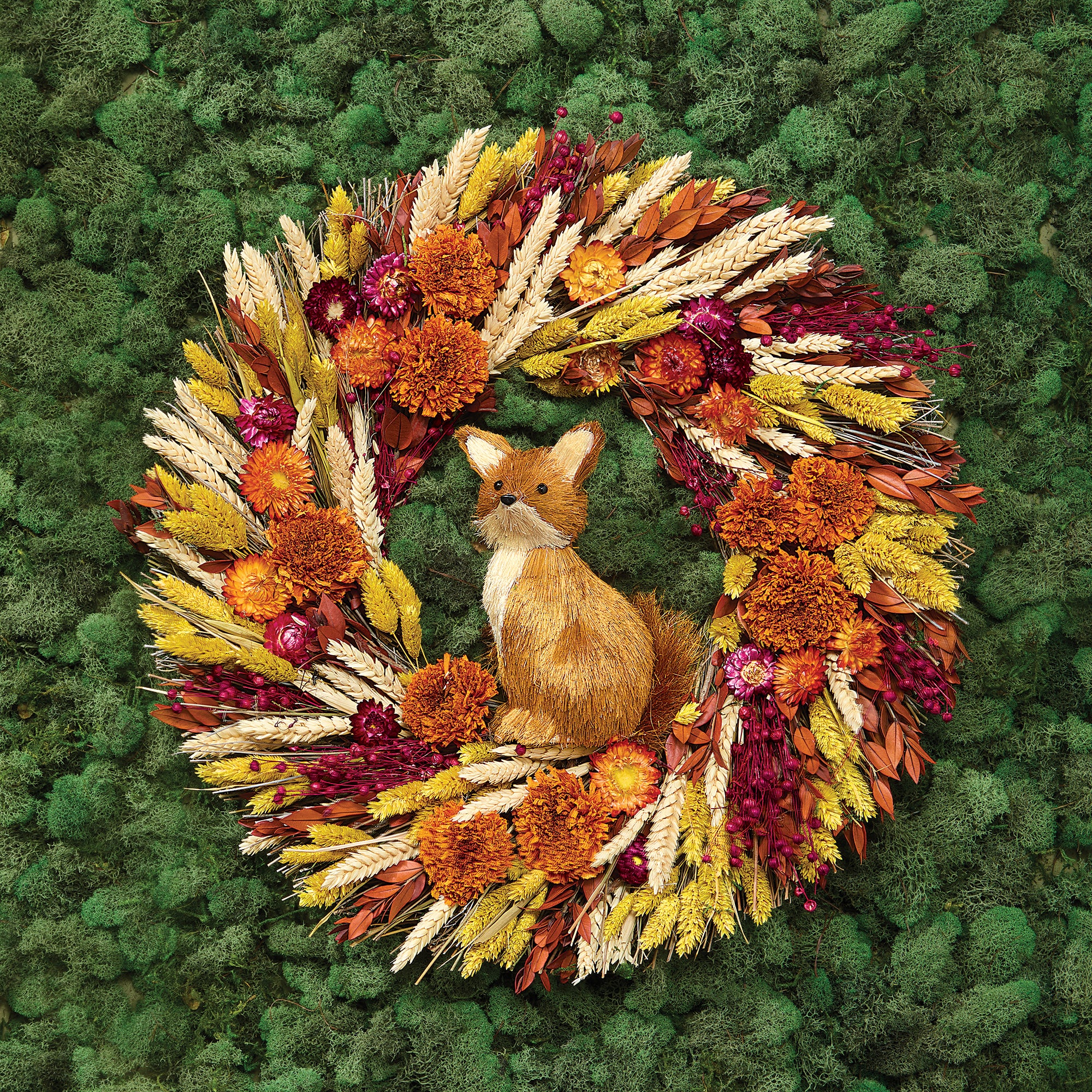 Happy Fox Wreath (Preorder)