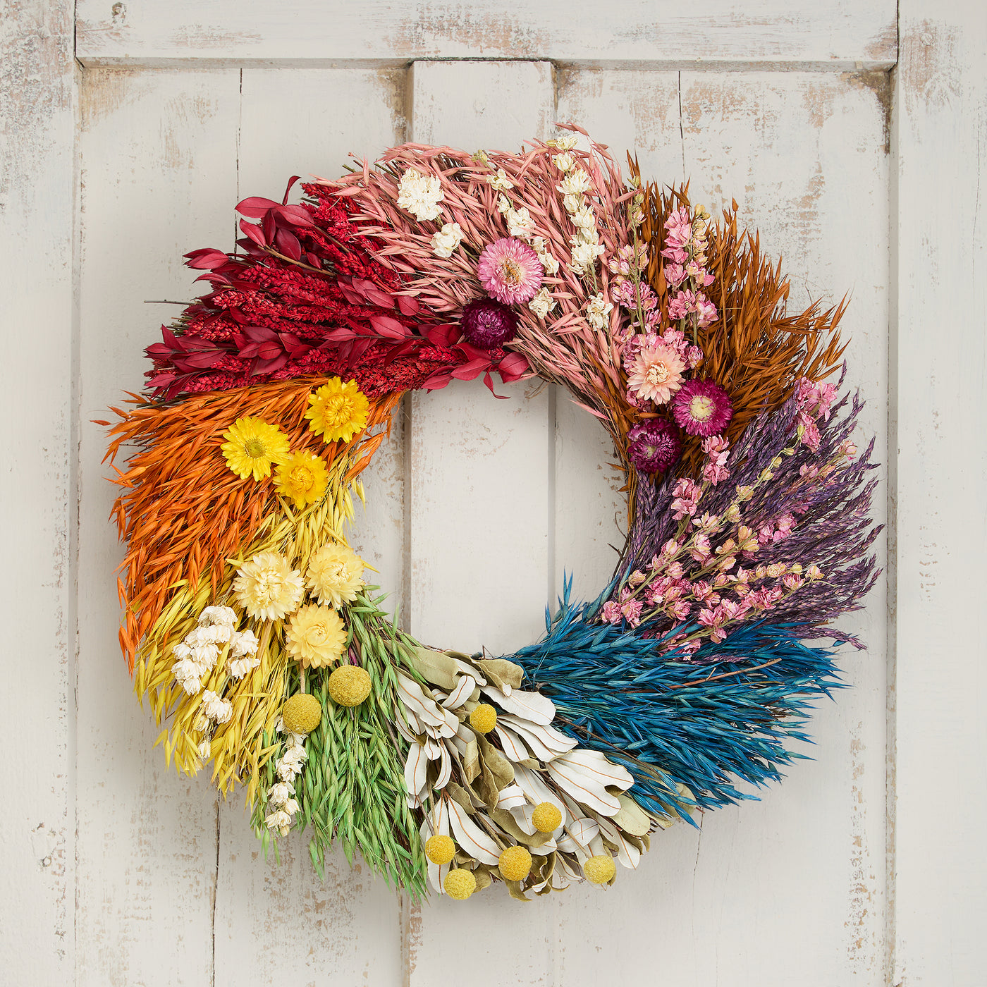 Rainbow Reflections Wreath