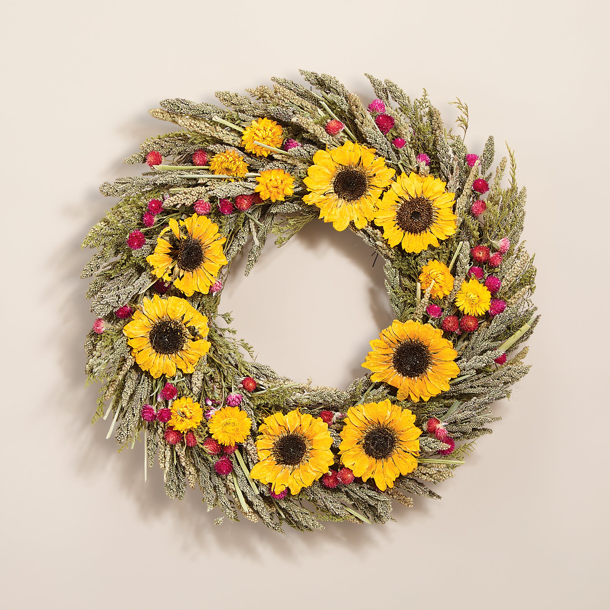 Sunflower Sunrise Wreath
