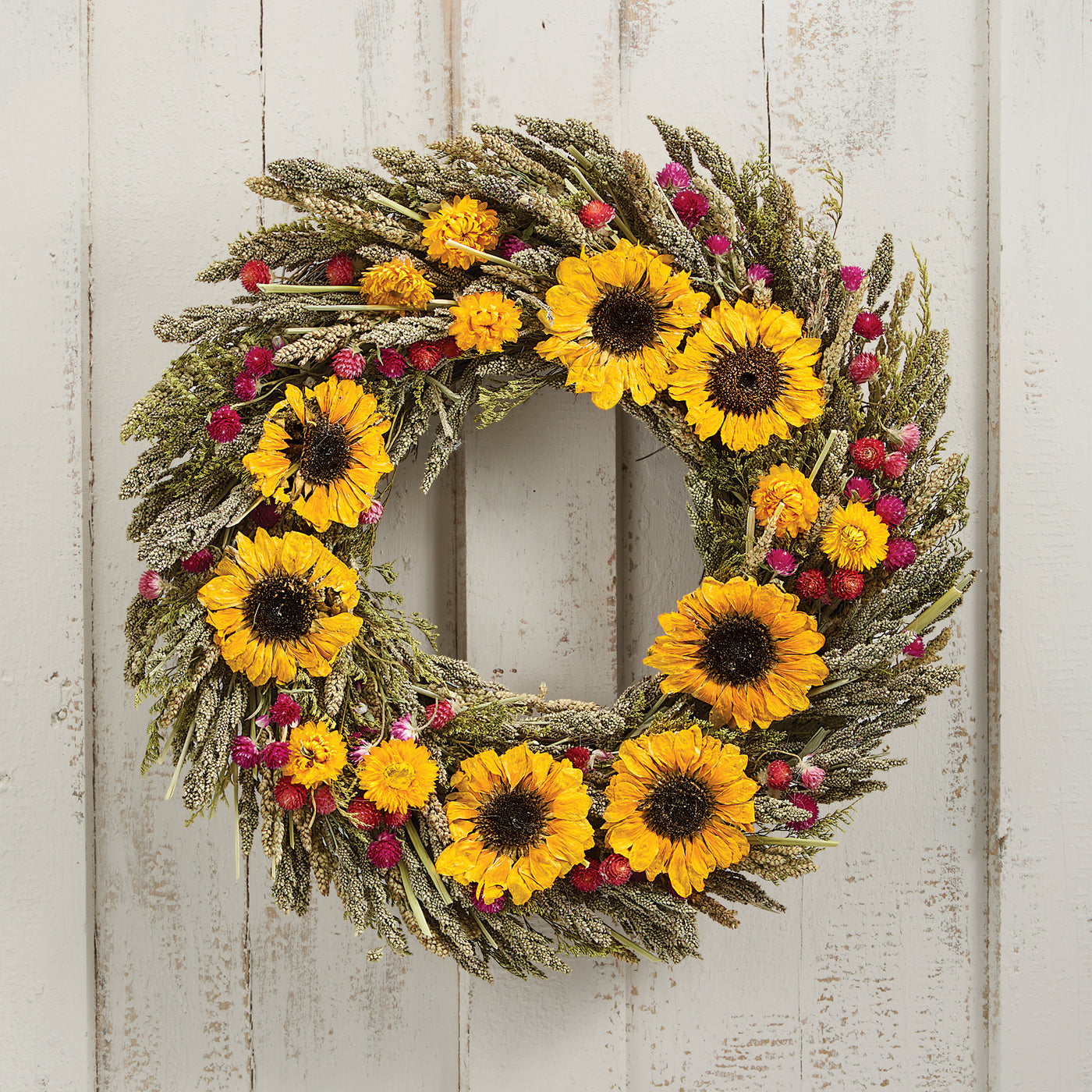 Sunflower Sunrise Wreath