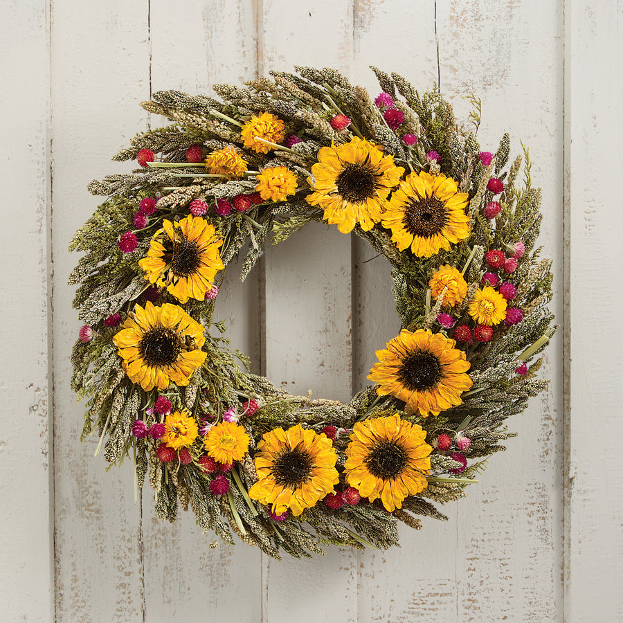 Sunflower Sunrise Wreath