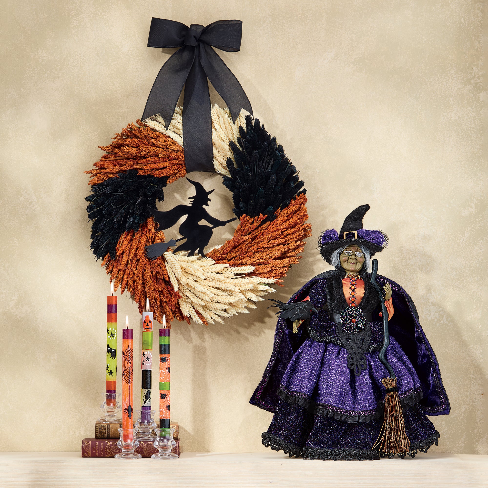 Wickedly Wonderful Witch Wreath (Preorder)
