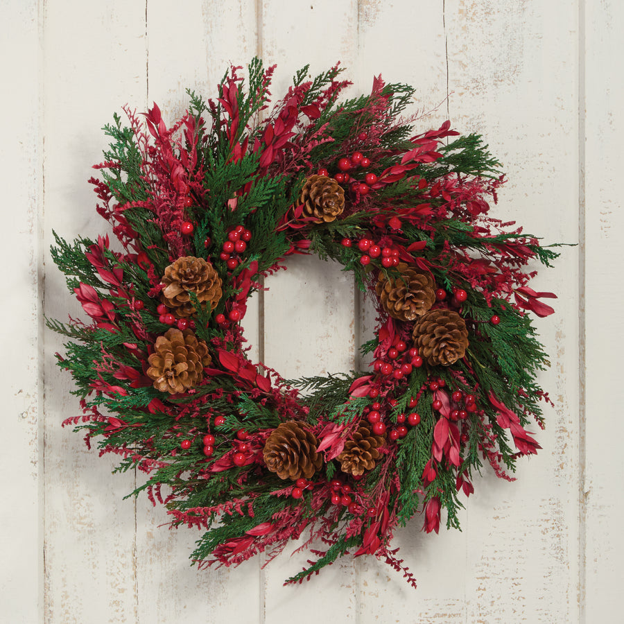Traditional Tidings Wreath (Preorder)