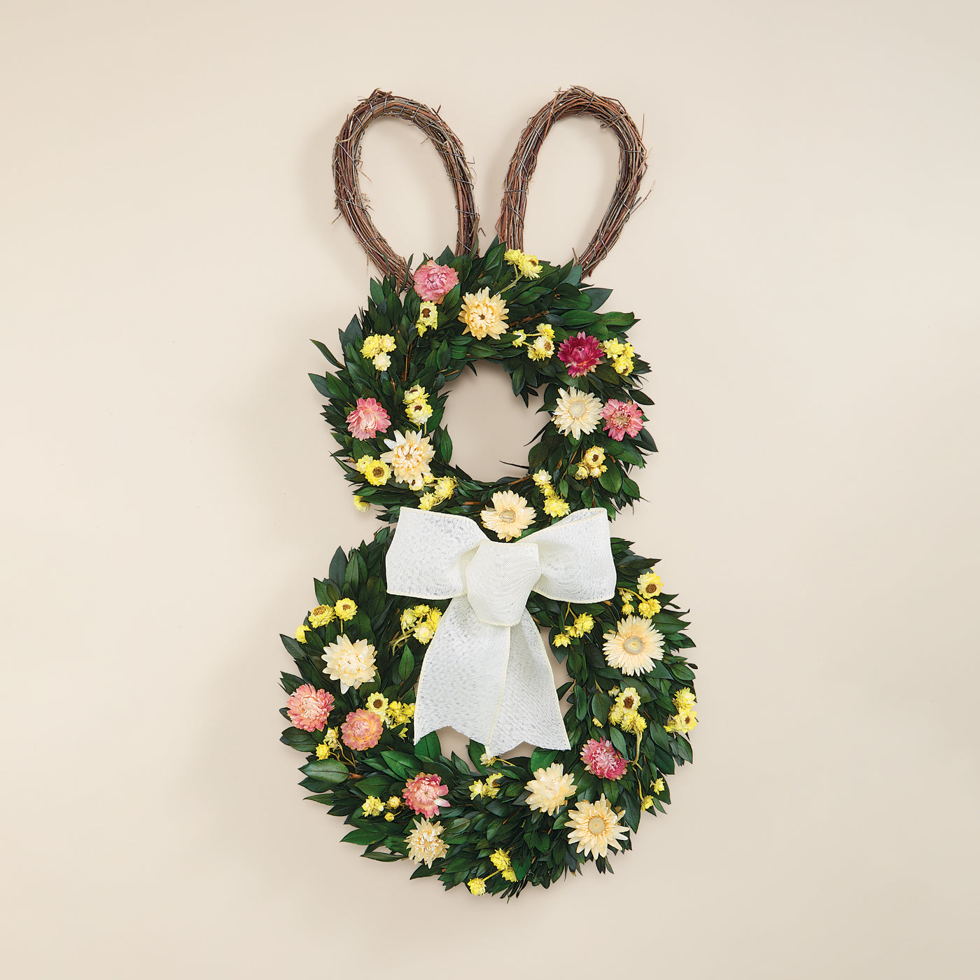 Daisy Bunny Wreath (Preorder)