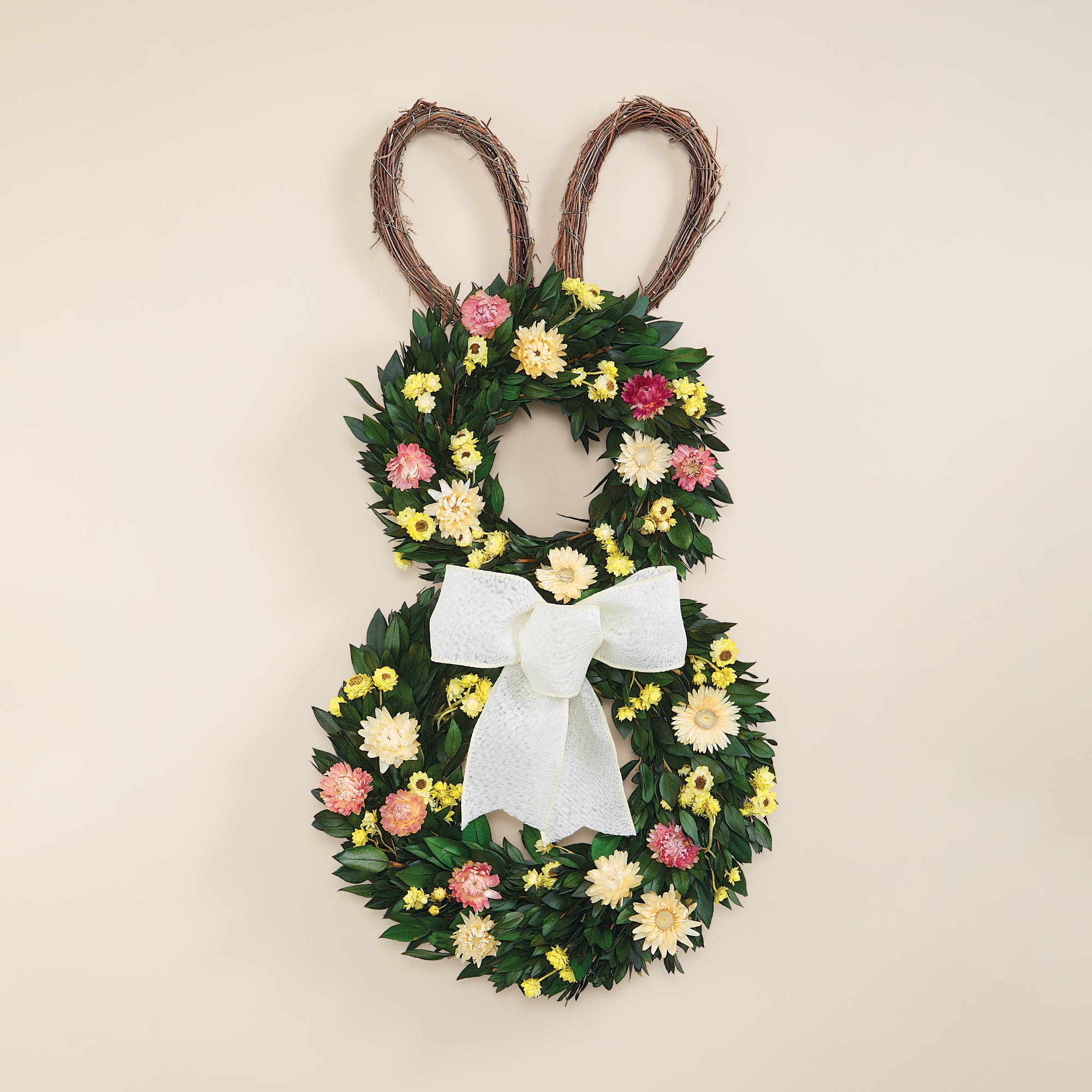 Daisy Bunny Wreath (Preorder)